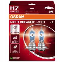 Osram Żarówki Samochodowe Night Breaker H7 NL +150M +150% Więcej Światła