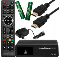 ZGEMMA H8.2H DEKODER SAT + DVB-T2 HEVC ENIGMA2 E2 + 3 inne produkty