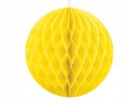 Kule bibułowe żółty10cm dekoracja na Wielkanoc kula bibułowa Żółta x1