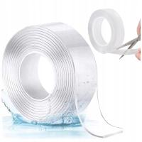 NANO TAŚMA DWUSTRONNA MAGICZNA WODOODPORNA WIELOKROTNEGO UŻYTKU MOCNA 5 m