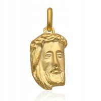 Medalik złoty Jezus Chrystus złoto pr.585