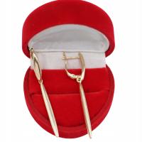 Złote KOLCZYKI ze stali chirurgicznej 316L K222