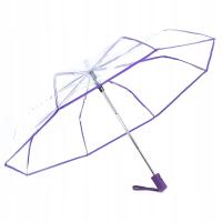 Przezroczysty parasol automatyczny parasol deszcz