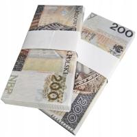 Банкноты 200 зл-для игры и обучения 50шт