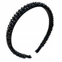 Лента для волос диадема бусины бусины черный блестящий элегантный свадьба