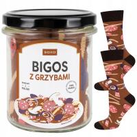 SOXO skarpety męskie bigos w słoiku śmieszny prezent na urodziny 40-45