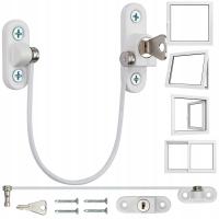 BLOKADA OKNA OGRANICZNIK DO OKIEN OKIENNY ZABEZPIECZENIE REGULATOR UCHYŁU