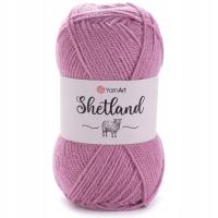 Пряжа YarnArt SHETLAND 100 г/220 м шерсть акрил цвет 508 грязный розовый