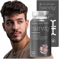 HAIRVITY MEN WZMOCNIENIE WŁOSÓW przeciw wypadaniu NATURALNE SKŁADNIKI 60kps