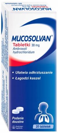 Mucosolvan кашель Кашель отхаркивающее средство 20