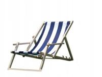 Деревянный шезлонг с подлокотником, складной, Бук