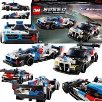 ZESTAW KLOCKI LEGO SPEED CHAMPIONS BMW M4 GT3 BMW M HYBRID V8 AUTA SPORTOWY