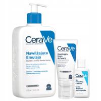 CeraVe набор увлажняющий крем для лица 52мл, эмульсия для лица и тела 473мл
