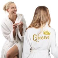 Женский халат теплый S / M длинный мягкий элегантный королевский подарок для женщины