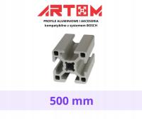 Profil aluminiowy konstrukcyjny 30x30 500mm