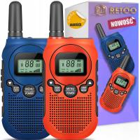 WALKIE TALKIE 2X РАЦИЯ BAOFENG LOKI TOKI БОЛЬШОЙ ДИАПАЗОН PMR VOX ФОНАРИК
