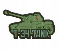 Naszywka T-34 TANK 101 Inc. 3D PVC / RZEP
