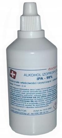 IPA ALKOHOL IZOPROPYLOWY 100ml 99% do czyszczenia