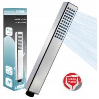 SŁUCHAWKA do prysznica kwadratowa OSZCZEDNA lustrzana chrom EKO SOLIDNA