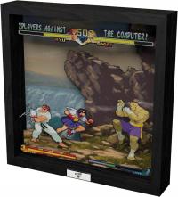 Игровая сцена в рамке для комнаты игрока Pixel Frames Street Fighter Alpha 2