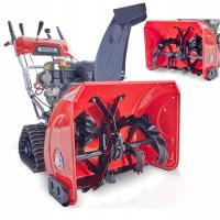 Odśnieżarka spalinowa GĄSIENNICOWA HECHT 9666 silnik 252cc GRZANE RĄCZKI