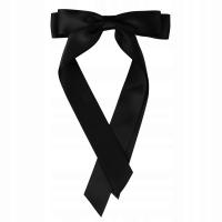 Заколка для волос бант лента длинная тонкая элегантная нежная