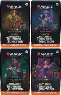 Outlaws of Thunder Junction Commander Deck Set (4)