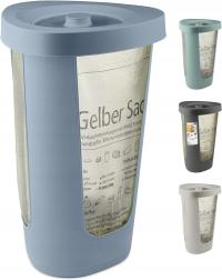 Rotho Fabu kosz na śmieci, niebieski(40.0 x 40.0 x 62.1 cm)