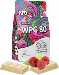 KFD Regular WPC 80 белок 100% белый шоколад малина 750г