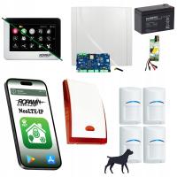 ZESTAW ALARMOWY ROPAM 4x CZUJNIK RUCHU BOSH PET PROFESJONALNY ALARM LTE GSM
