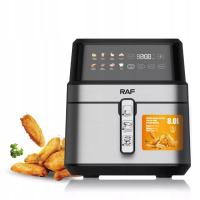 FRYTOWNICA BEZTŁUSZCZOWA FRYTKOWNICA AIR FRYER RAF 1800 W 6,5 l PIEKARNIK