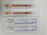 Strzykawki insulinowe z igłą zdejmowaną 1 ml 100 szt.