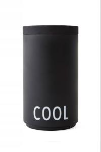 DESIGN LETTERS CHŁODZIARKA Wiadro na lód 1,1 l czarna stal 2-ściany