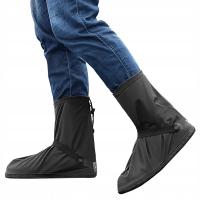 czarne wodoodporne ochraniacze na buty L