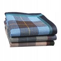 Chusteczki higieniczne męskie Panowie Hankies Soft Prezent dla ojców 3 sztuki