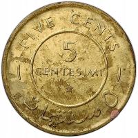 SOMALIA 5 CENTESIMI - 5 CENTS 1967 AUNC 29C3