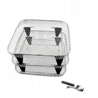 Kwadratowy stojak do frytkownicy powietrznej, półka chłodząca do