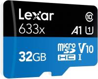 Lexar Karta Pamięci 32GB High-Performance micro SDHC do 100MB/s SD Adapter