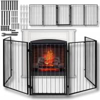 BARIERKA zabezpieczająca BRAMKA ochronna DO KOMINKA PIECA osłona KOMINKOWA