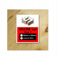 SKLEJKA DESKA 30mm FORMATKA DO LASERA CNC GRAWER 300x300mm 30x30cm Klasa 4