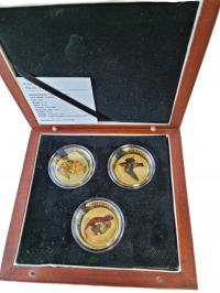 5 dolarów (2009) Palau - Kolory Natury Pacific Wildlife pryzmat 3 sztuki