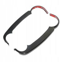 Tapicerka bocznej pokrywy nawigacji w stylu włókna węglowego Panel boczny