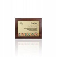 Dyplom Podziękowanie Prezent na desce MDF 18x23cm