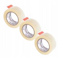 TAŚMA PAKOWA TRANSPARENT 48/100y Klejąca Przezroczysta Mocna PAKOVA