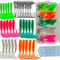 Gumy Na Szczupaka Okonia zestaw Przynęt na spinning przynęty gumowe 36x