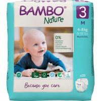 Детские подгузники Bambo Nature 3 midi (4-8 кг, 28 шт.)