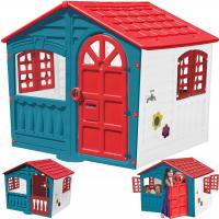 Большой детский садовый домик открывающиеся ставни XXL PalPlay