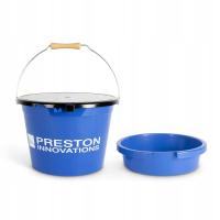 Preston Bucket Set - 13L wiadro z miską i przykrywką