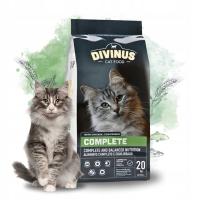 DIVINUS Cat Complete сухой корм для взрослых кошек витамины 20 кг