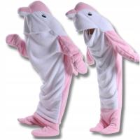KOC DELFIN ŚPIWÓR DELFINEK PIŻAMA CIEPŁA KOSTIUM P długość 190cm r 155-170